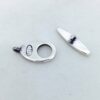 ST49 sterling silver Yan toggle