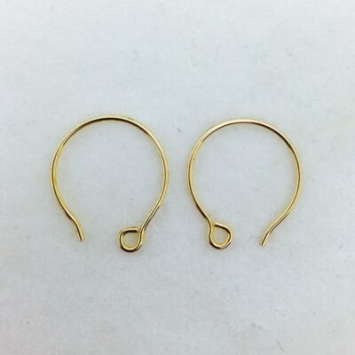 SE24 bronze earwire, 10 pr