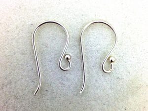 SE30 sterling silver earwires, 10 pr