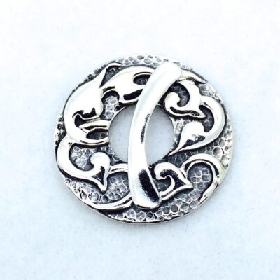 ST102 Sterling silver 36mm toggle