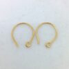 SE23g gold plated earwire