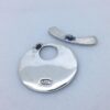 ST103 sterling silver 34mm toggle pendant