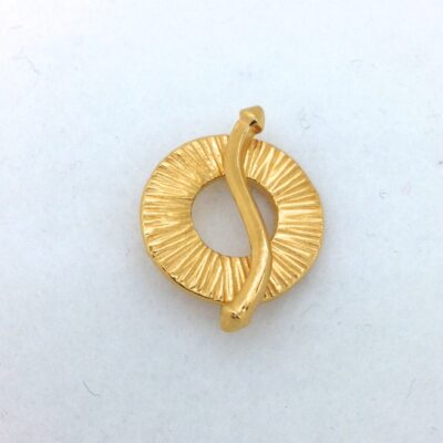 ST72g gold plated 20mm toggle