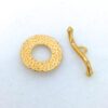 ST74g gold plated 20mm toggle