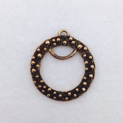 BP45 bronze pendant/earring finding